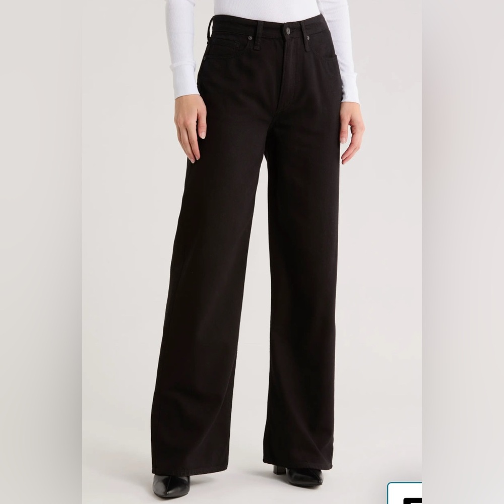 Rag and Bone Lori mid rise wide leg denim